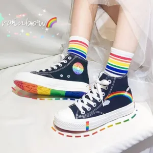 Rainbow Canvas Shoes AD11231