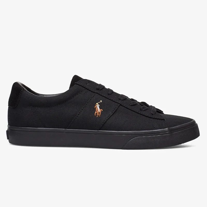 Ralph Lauren CANVAS-SAYER-NE-SK-VLC - Low Tops Men Sneaker Black #RL03