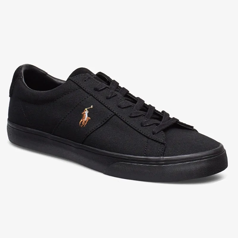 Ralph Lauren CANVAS-SAYER-NE-SK-VLC - Low Tops Men Sneaker Black #RL03