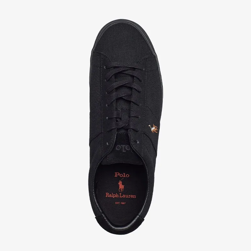 Ralph Lauren CANVAS-SAYER-NE-SK-VLC - Low Tops Men Sneaker Black #RL03