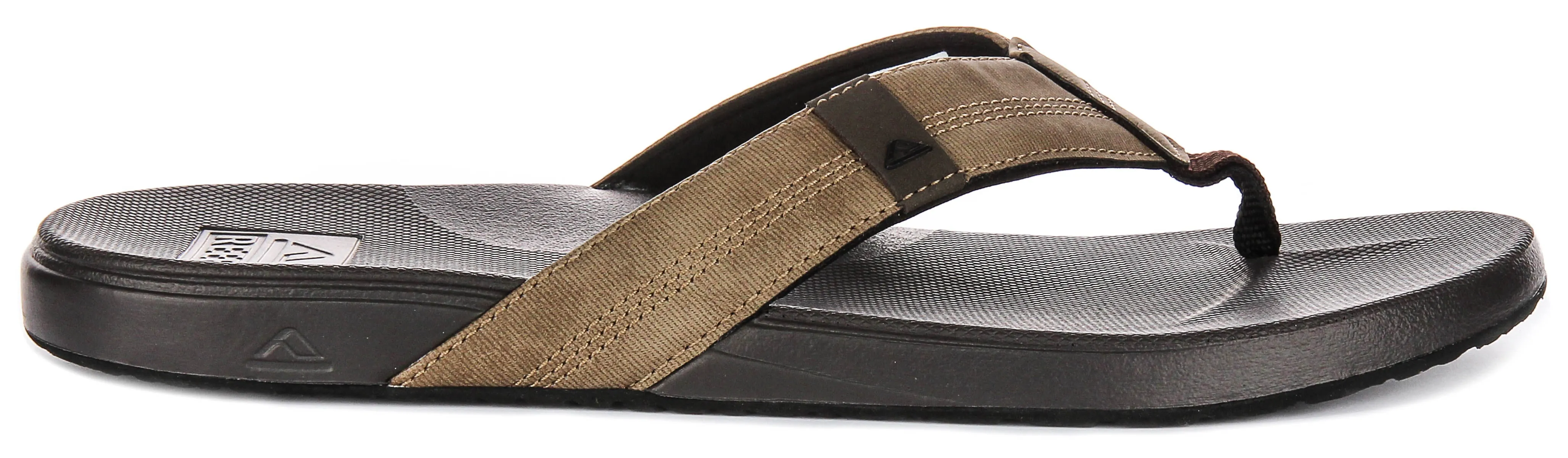 Reef Fanning Slide In Brown For Men