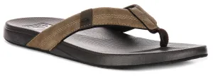 Reef Fanning Slide In Brown For Men