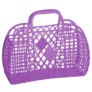 Retro Basket Jelly Bag in Purple by Sun Jellies