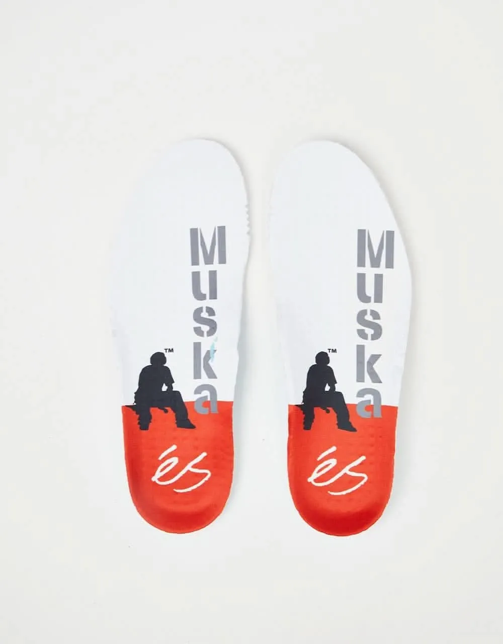 éS Muska Skate Shoes - Black/Red