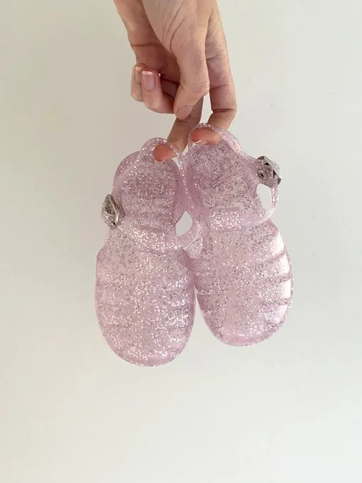 Shooshoos :: Jelly Sandal Pink Glitter