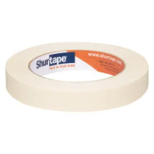 Shurtape Utility Grade Masking Tapes, 3/4 in X 60 yd, 5 mil, Natural