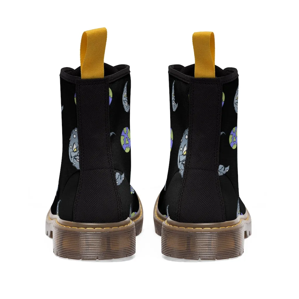 Silver Moon Women's Canvas Boots