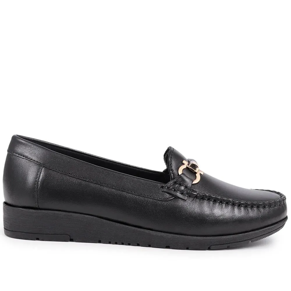 Smart Leather Moccasins  - NAP40008 / 326 589