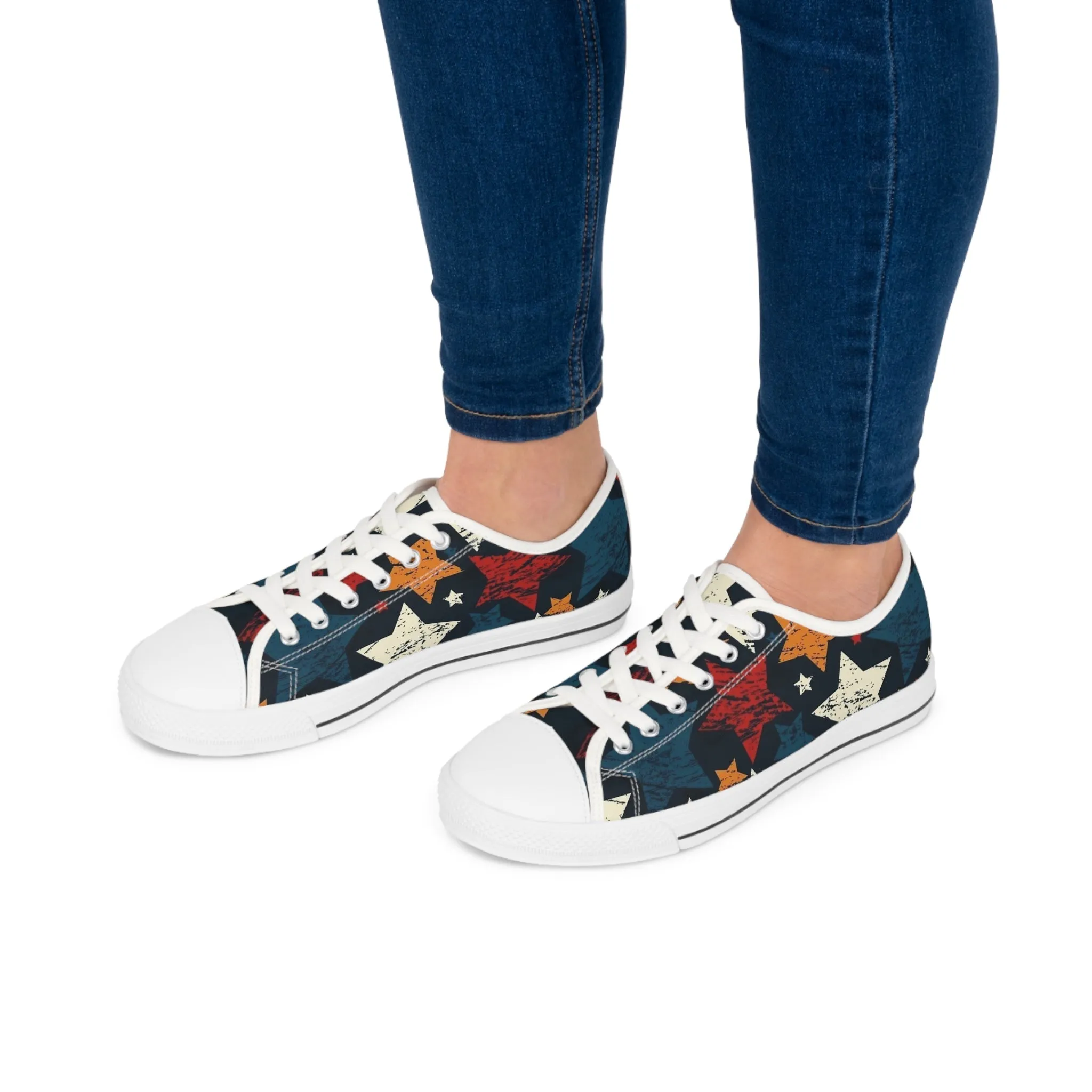 Sneakers Women's Low Top stars by Mariu del Campo.