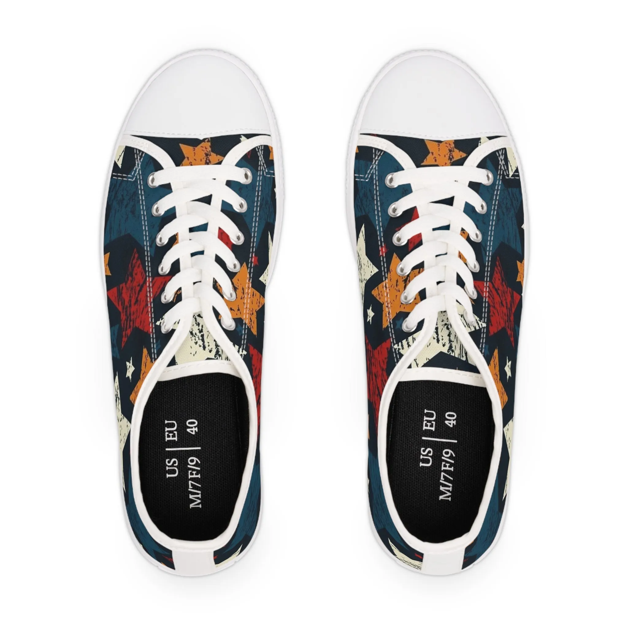 Sneakers Women's Low Top stars by Mariu del Campo.