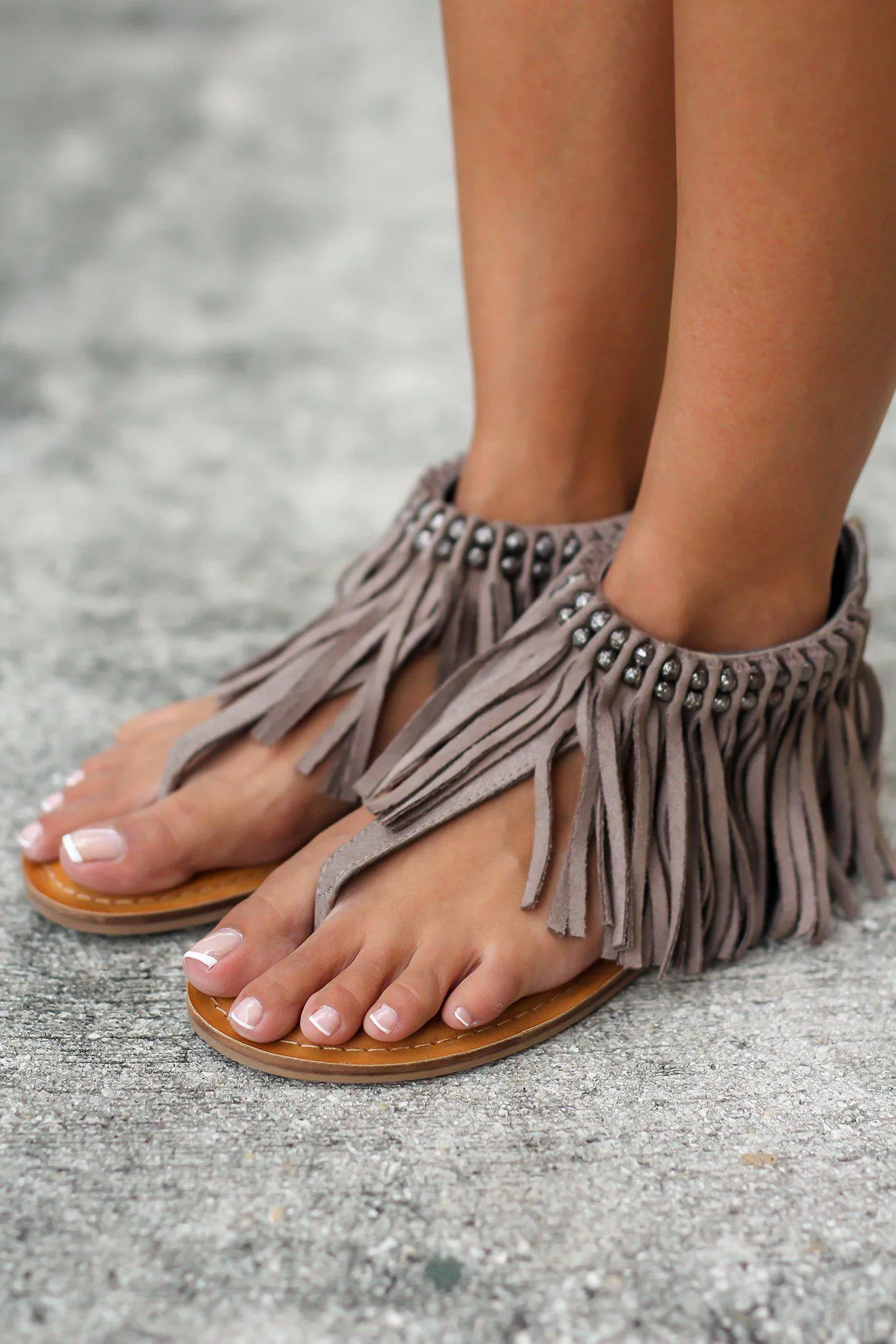 Solene Taupe Sandals