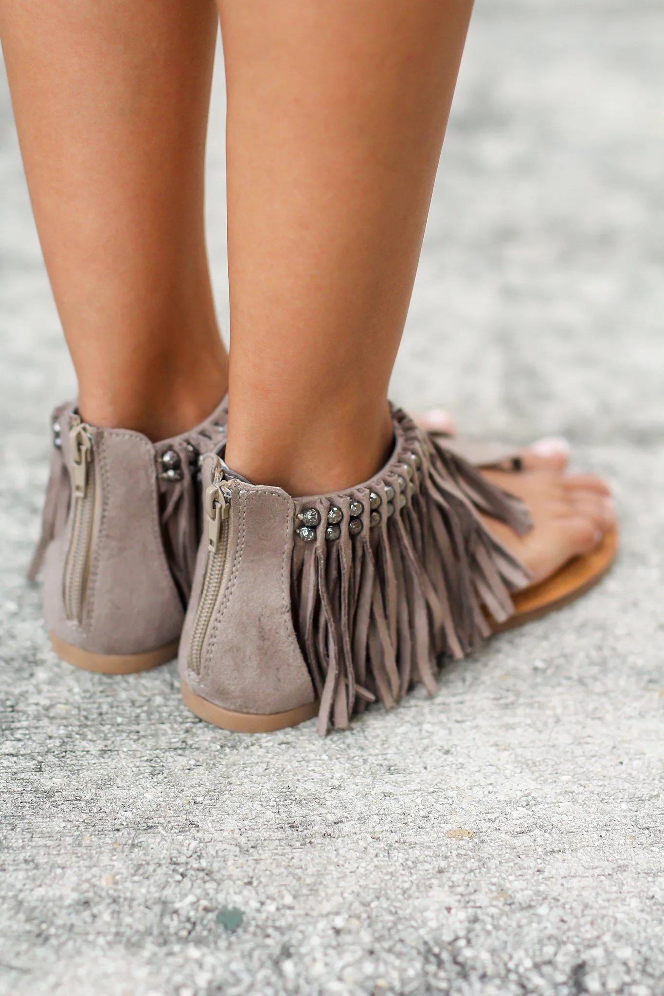 Solene Taupe Sandals