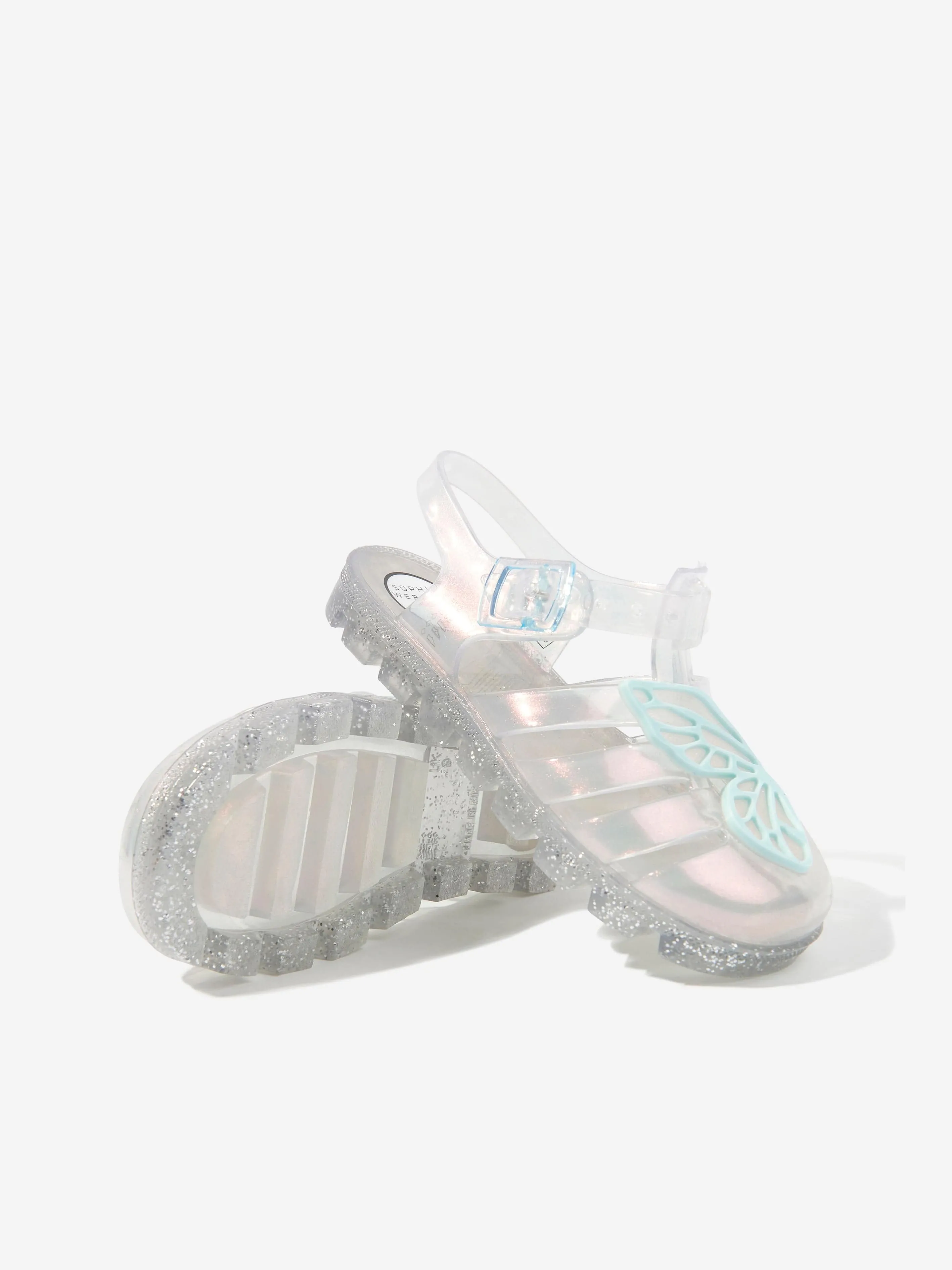 Sophia Webster Girls Butterfly Jelly Sandals in Multicolour