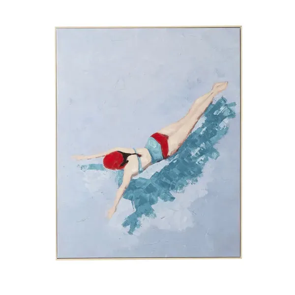 Swimmer Canvas 80 x 100cm