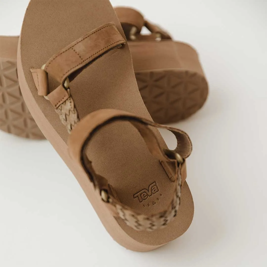 Teva Flatform Universal Leather-Caribou