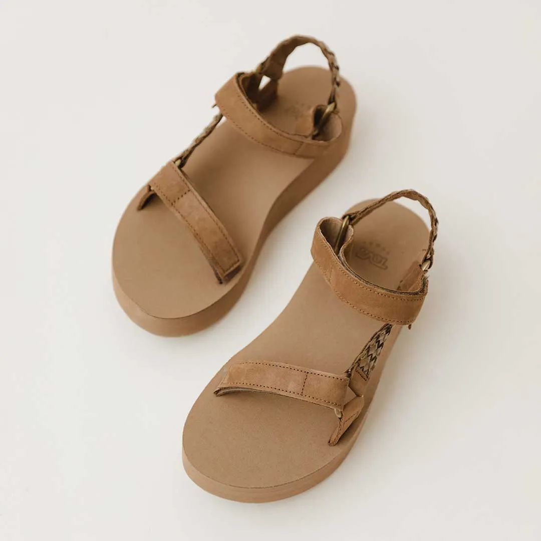 Teva Flatform Universal Leather-Caribou