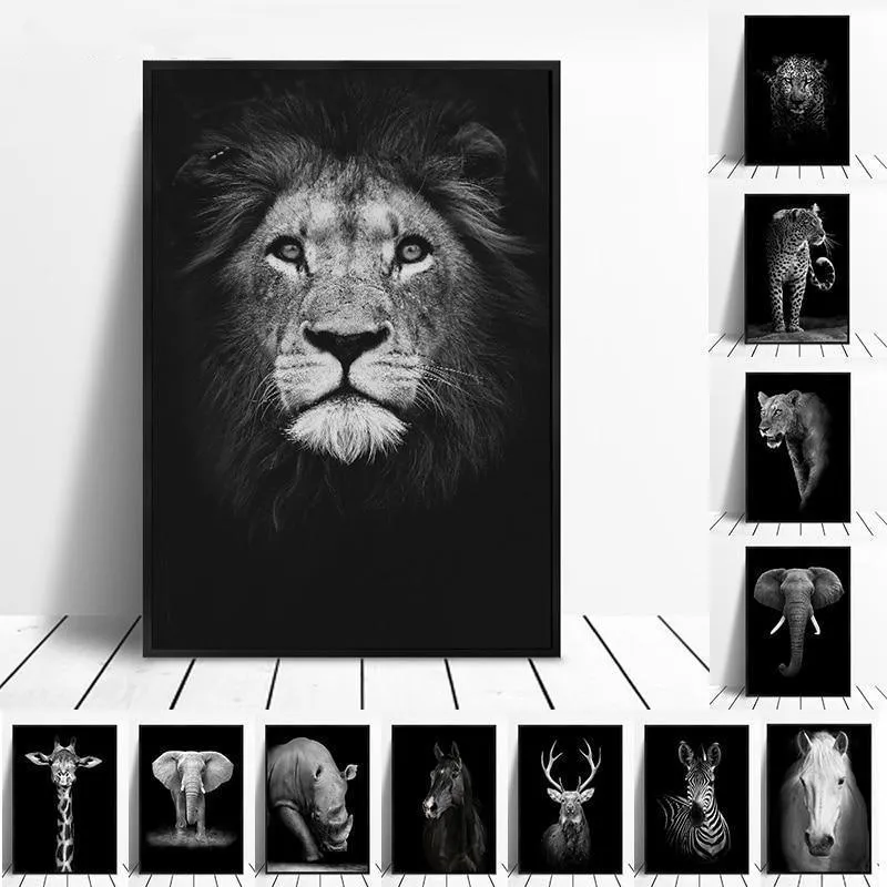 The Finest African Animal Wall Art Prints (50x70cm)