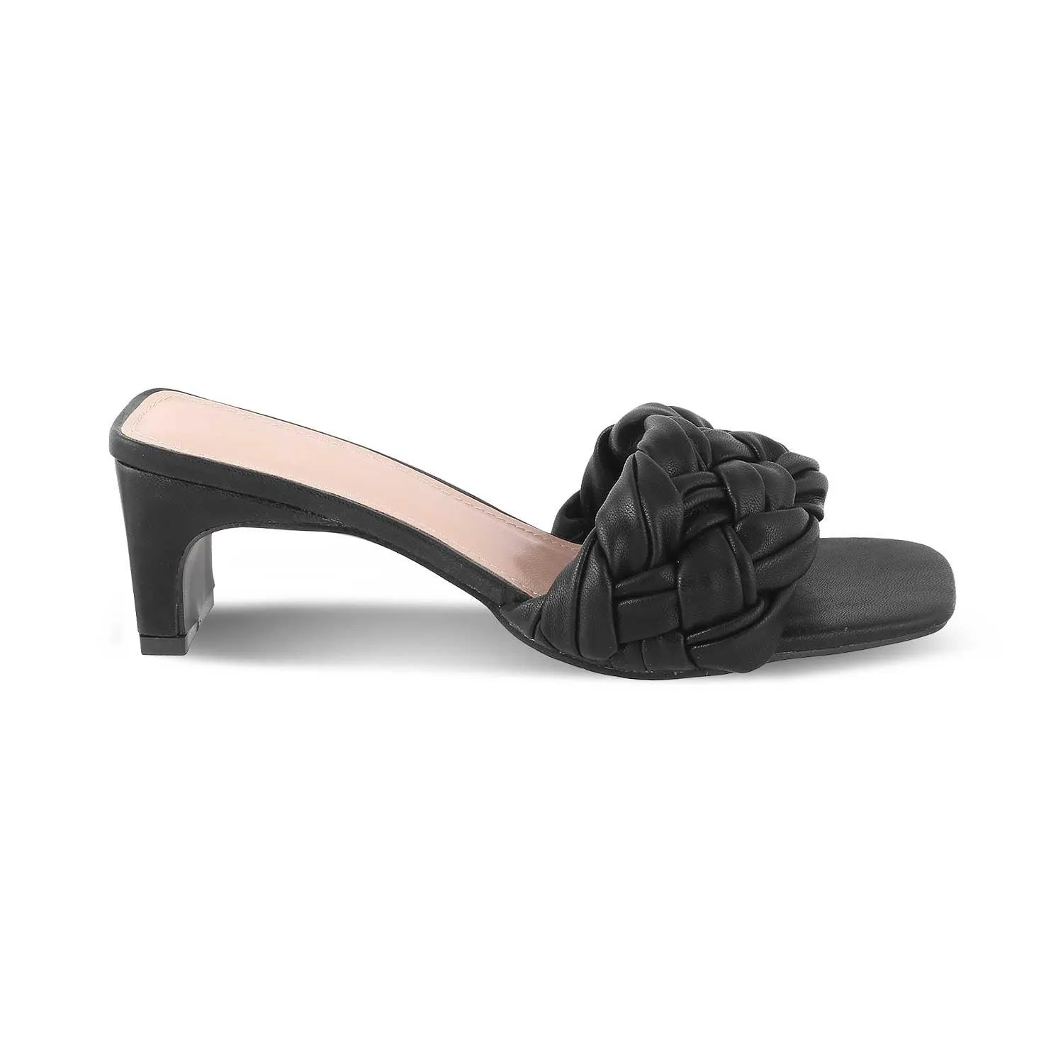 The Pragues Black Women's Dress Heel Sandals Tresmode