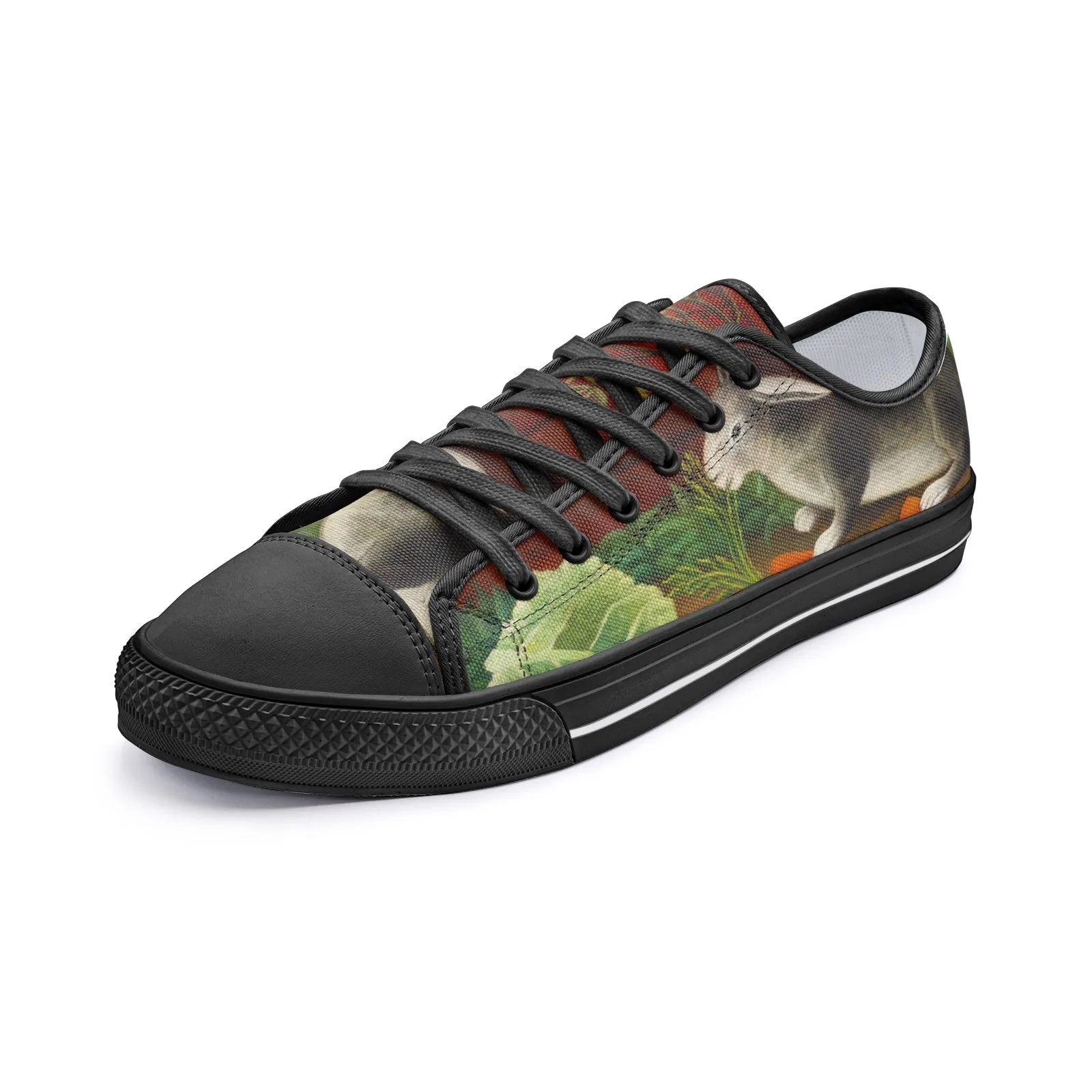 The Rabbit's Meal Unisex Low Top Canvas Shoes