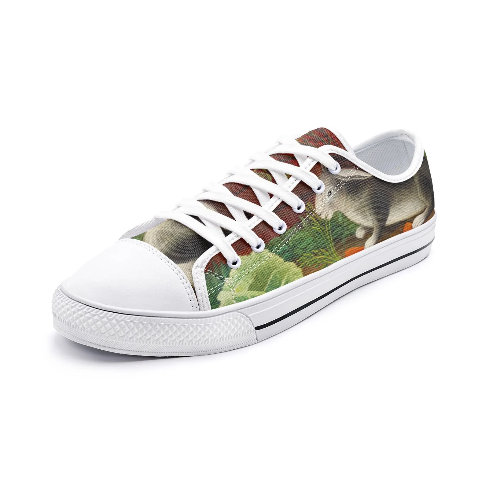 The Rabbit's Meal Unisex Low Top Canvas Shoes