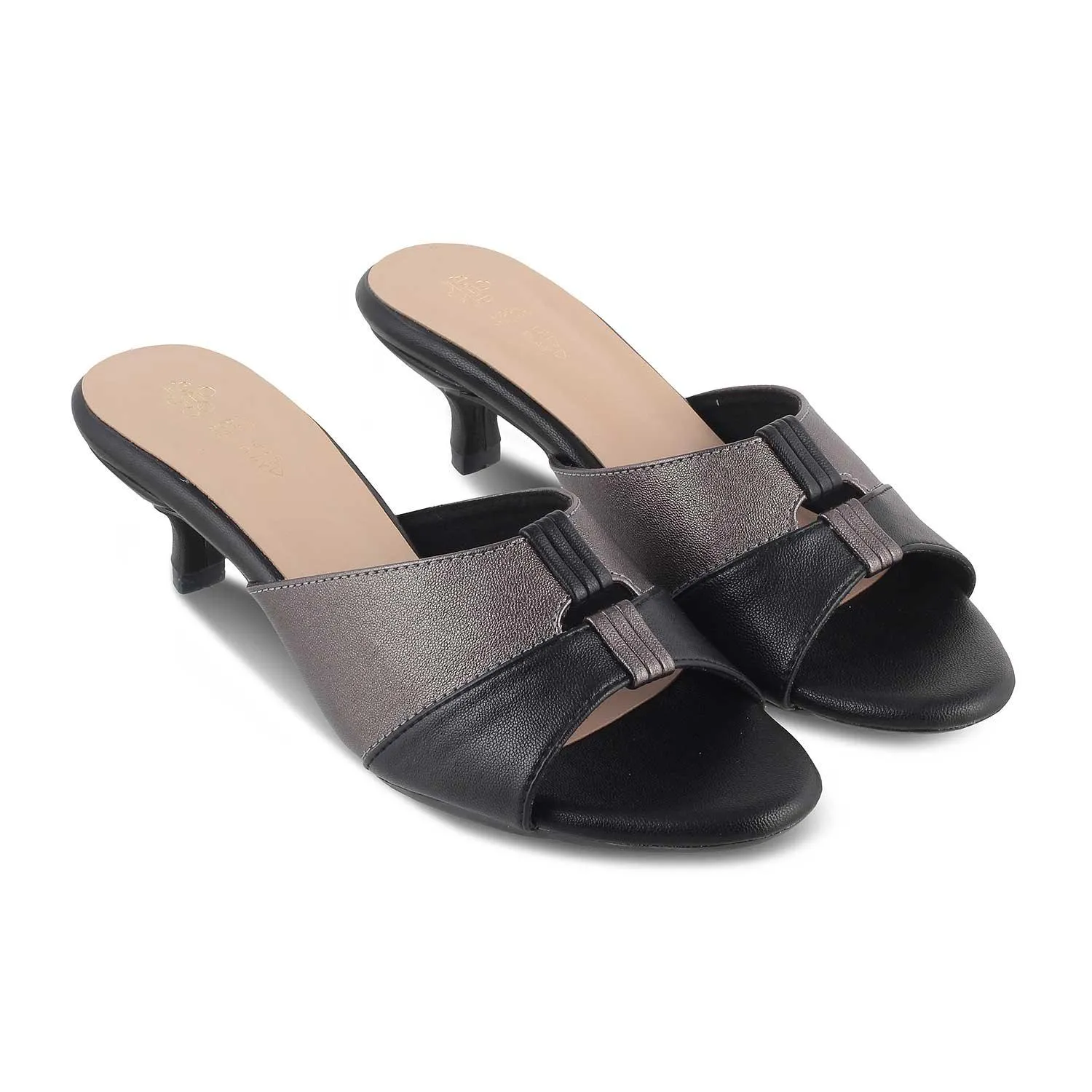 The Siko Black Women's Dress Heel Sandals Tresmode