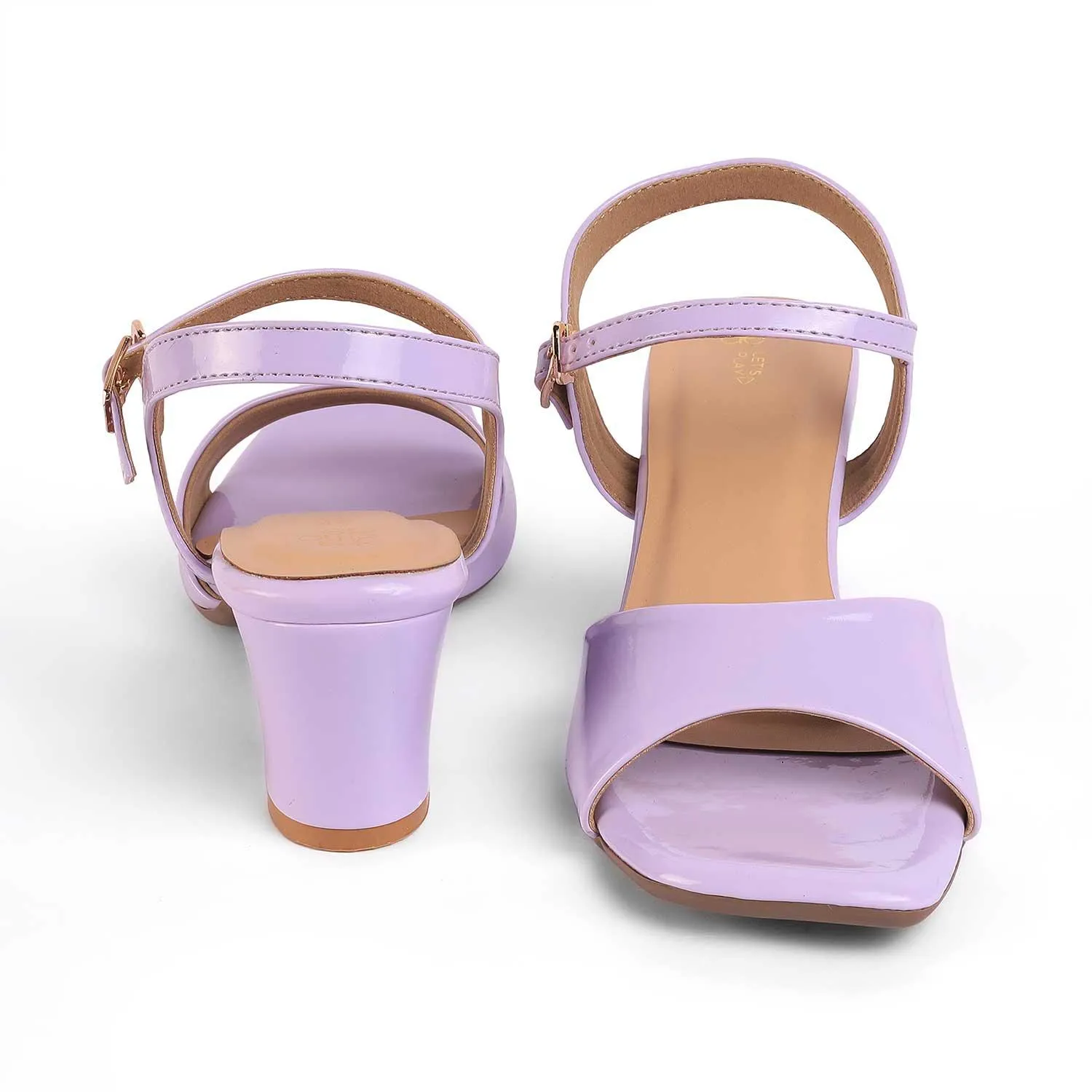 Tresmode Solor Lilac Women's Casual Block Heel Sandals