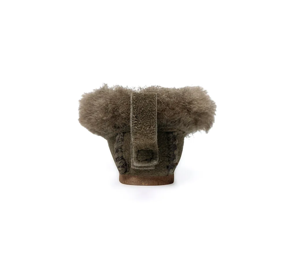 UGG Keyrings Slippers Sheepskin Wool Popo Moccasin Keychains