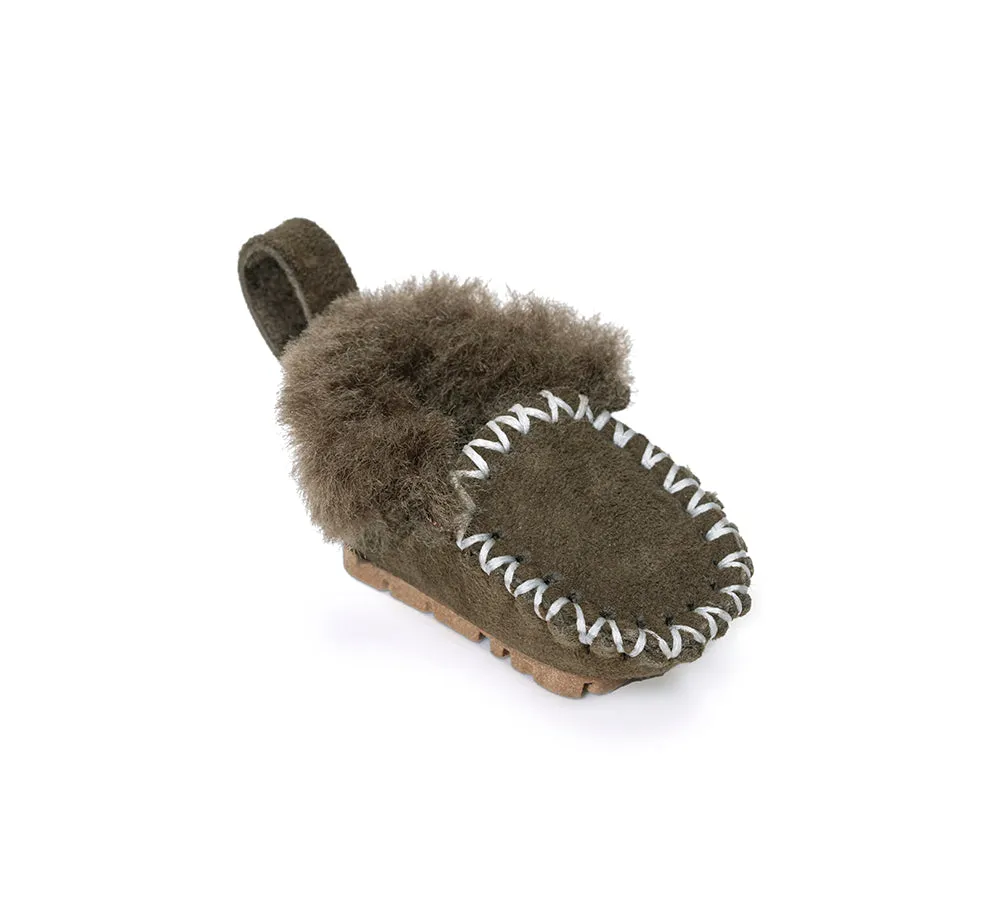 UGG Keyrings Slippers Sheepskin Wool Popo Moccasin Keychains