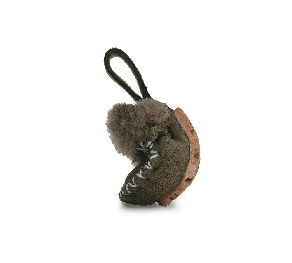 UGG Keyrings Slippers Sheepskin Wool Popo Moccasin Keychains