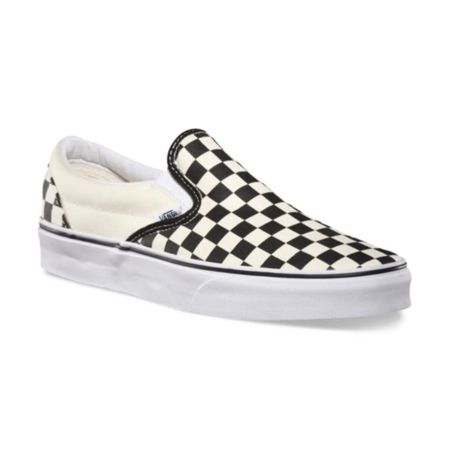 Vans Classic Slip On - Black/Off White/Checkerboard