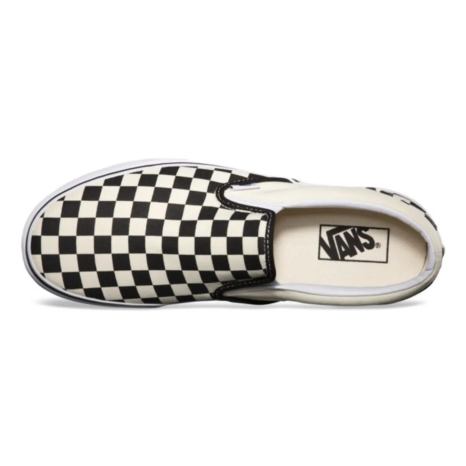 Vans Classic Slip On - Black/Off White/Checkerboard