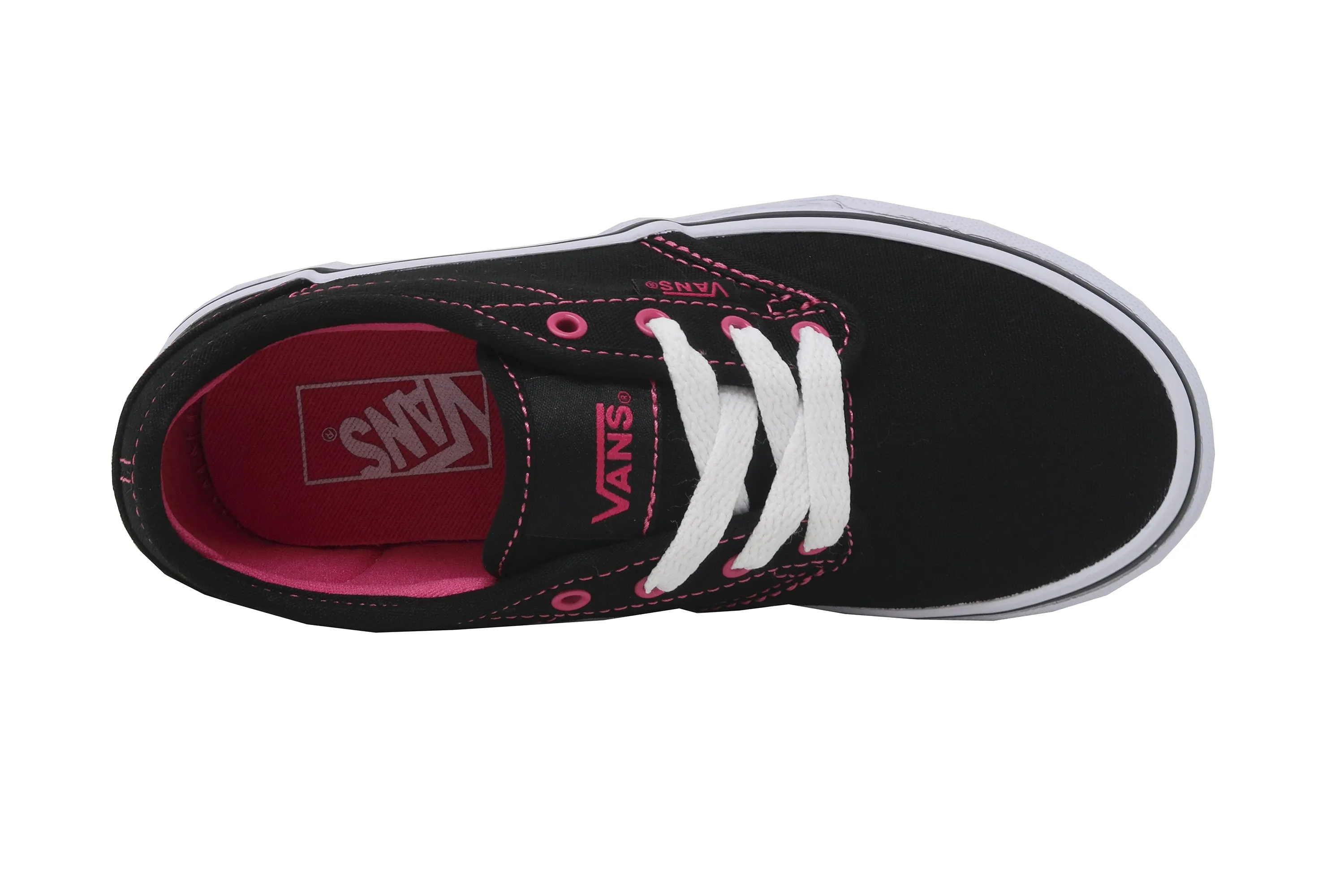 Vans Little Kids Atwood Black/Pink Shoes