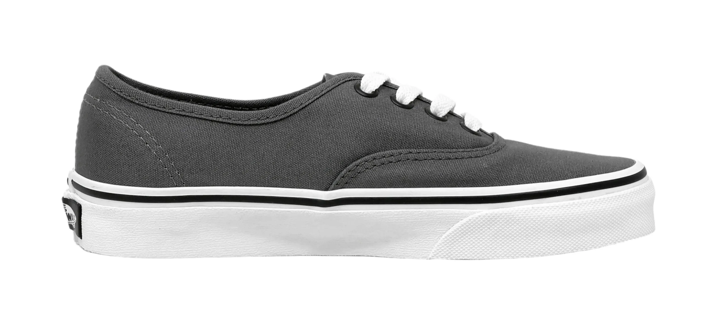 Vans Men's Authentic Pewter/Black Low Top Shoes