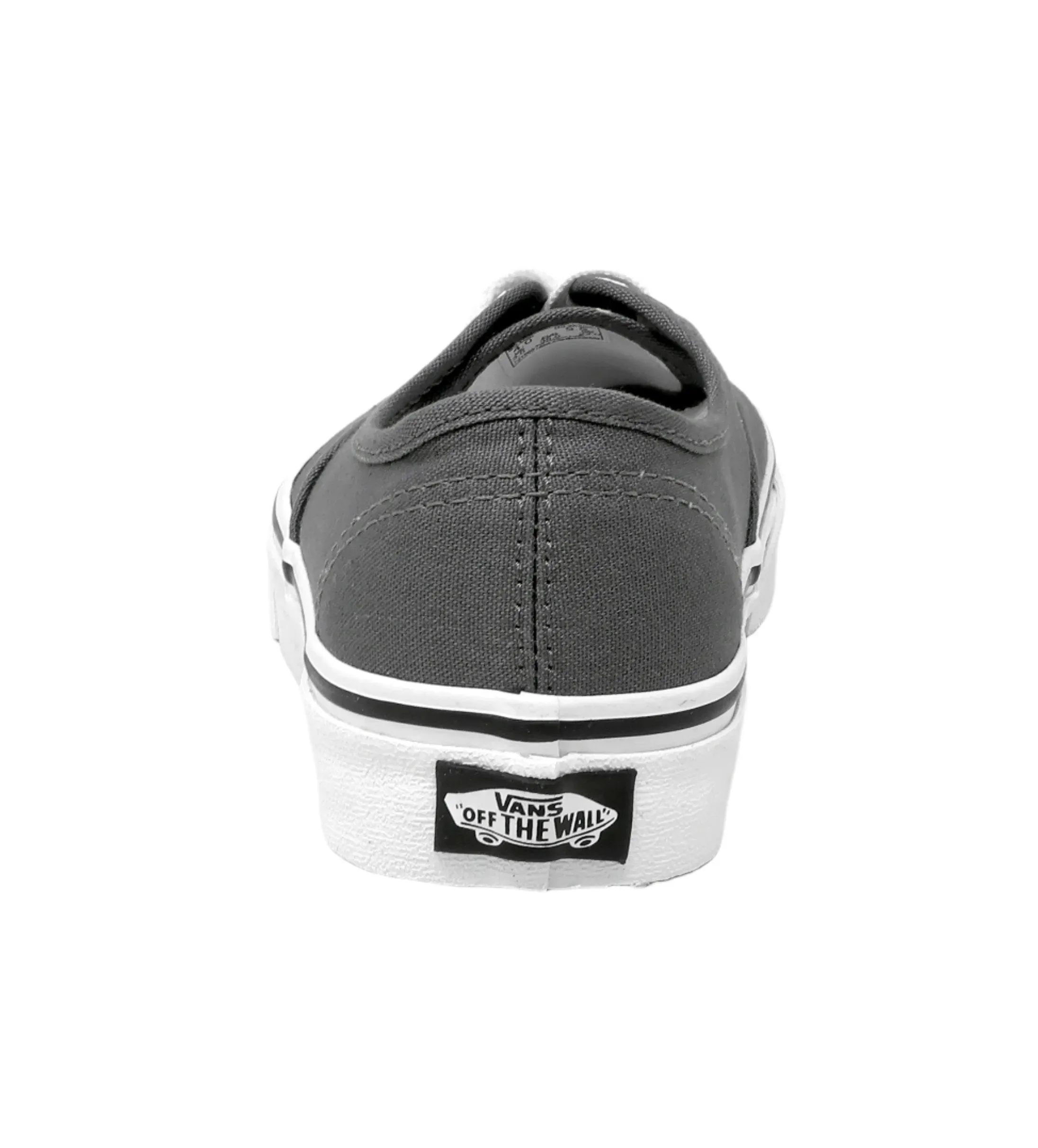 Vans Men's Authentic Pewter/Black Low Top Shoes