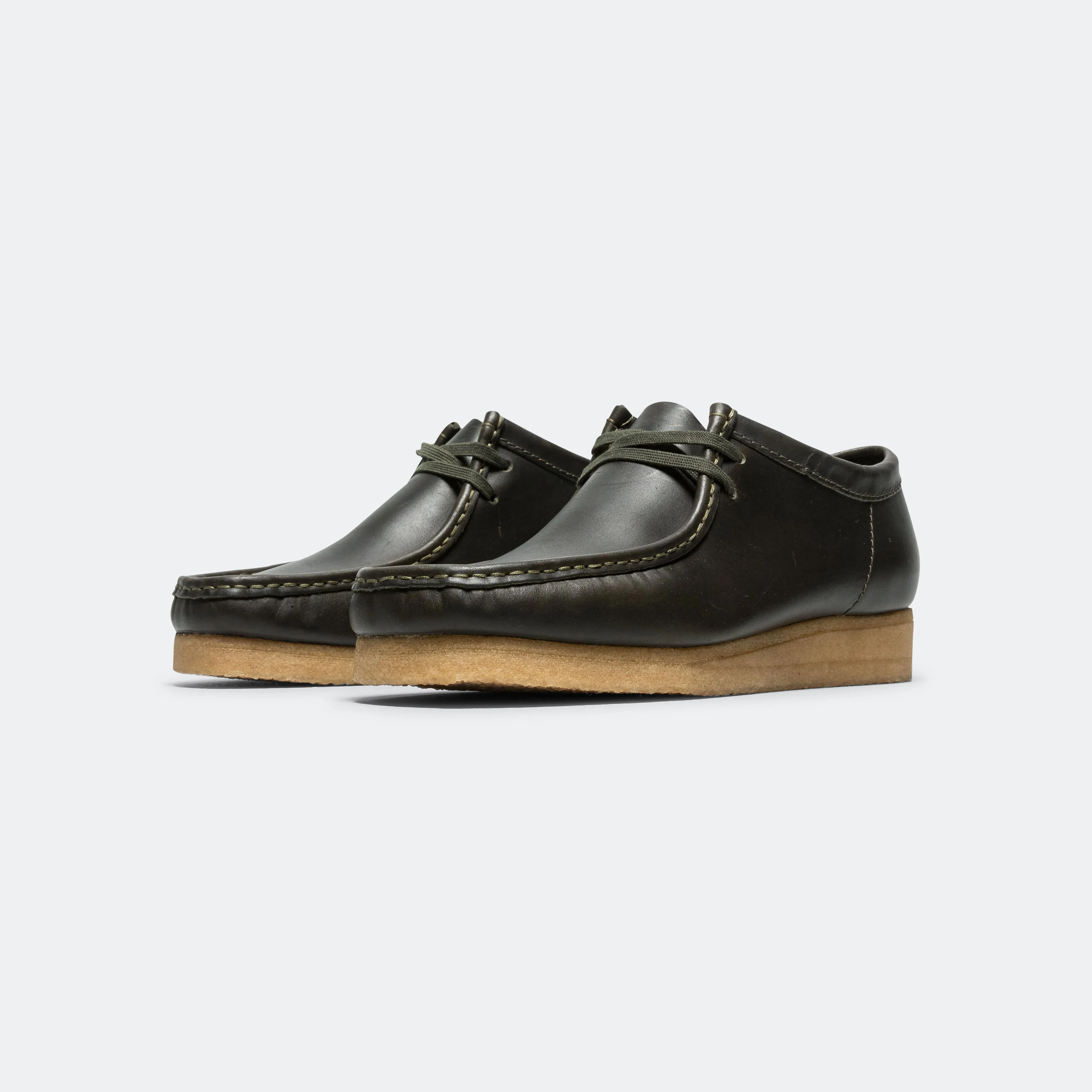 Wallabee - Forest Green Leather