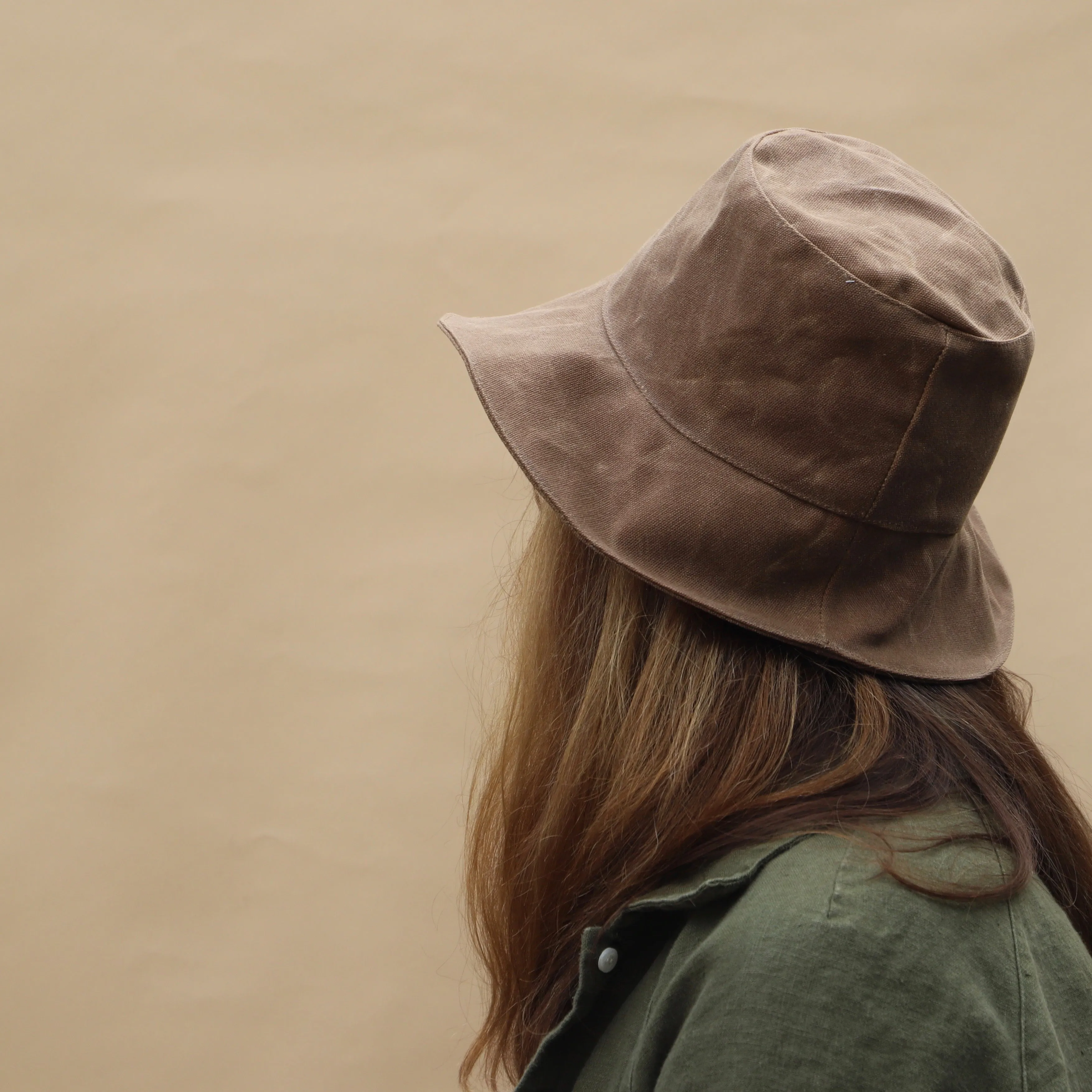 Waxed Canvas Hat | Brush Brown