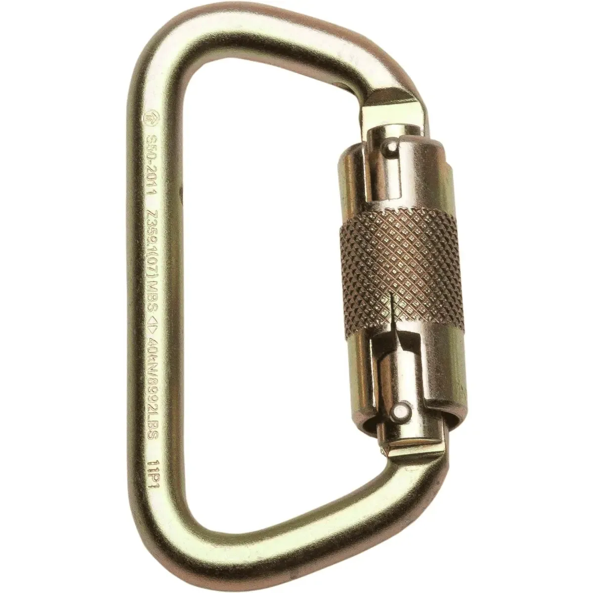 Werner 3/4" Steel Self-Locking Carabiner for 3600lb Gate