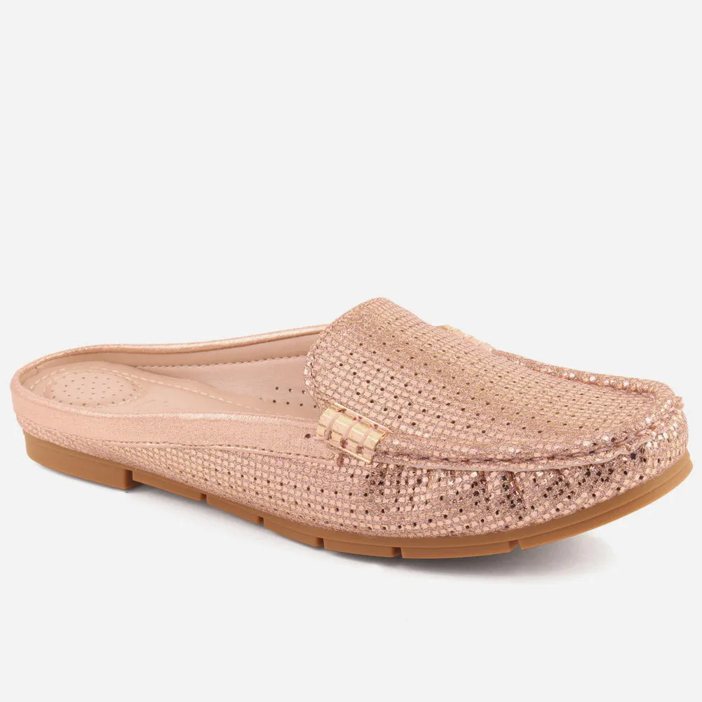 Women "SONJA" Shimmering Casual Moccasins