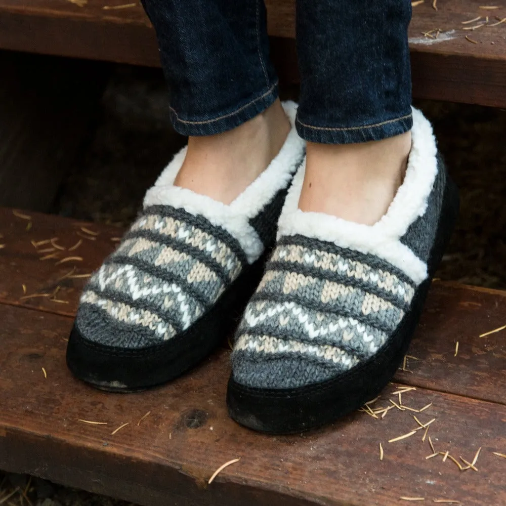 Women's Acorn® Nordic Moc Slipper with Indoor/Outdoor Sole