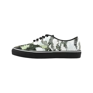 Women's Digital Camouflage Print Canvas Low Top Shoes