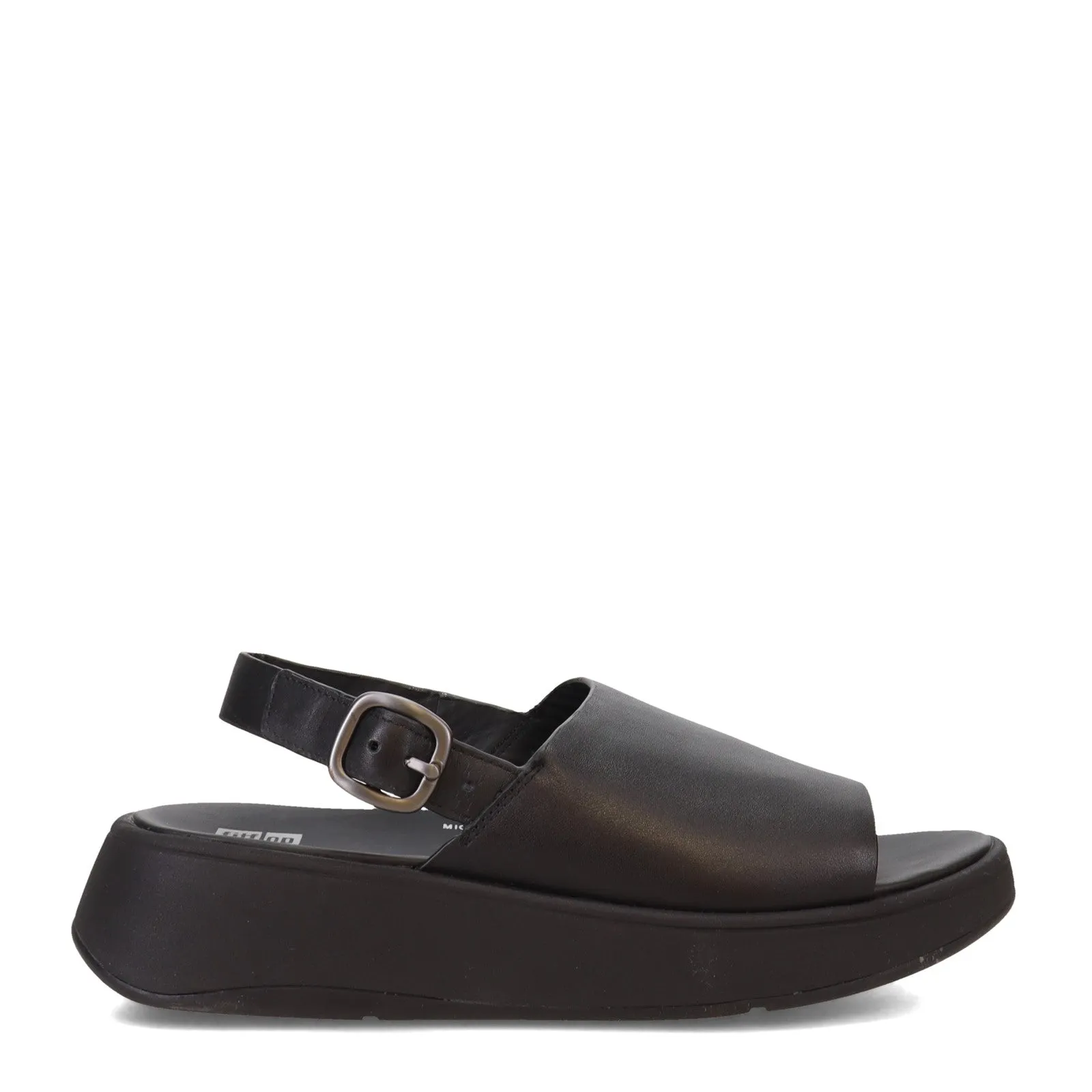 Women's FitFlop, F-Mode Leather Flatform Back-Strap Sandal