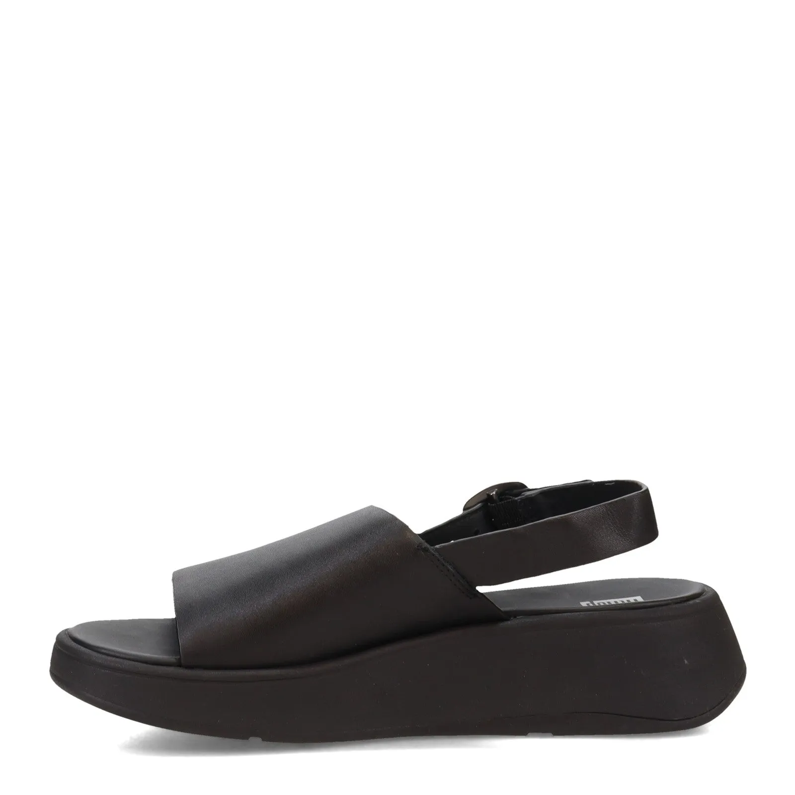 Women's FitFlop, F-Mode Leather Flatform Back-Strap Sandal