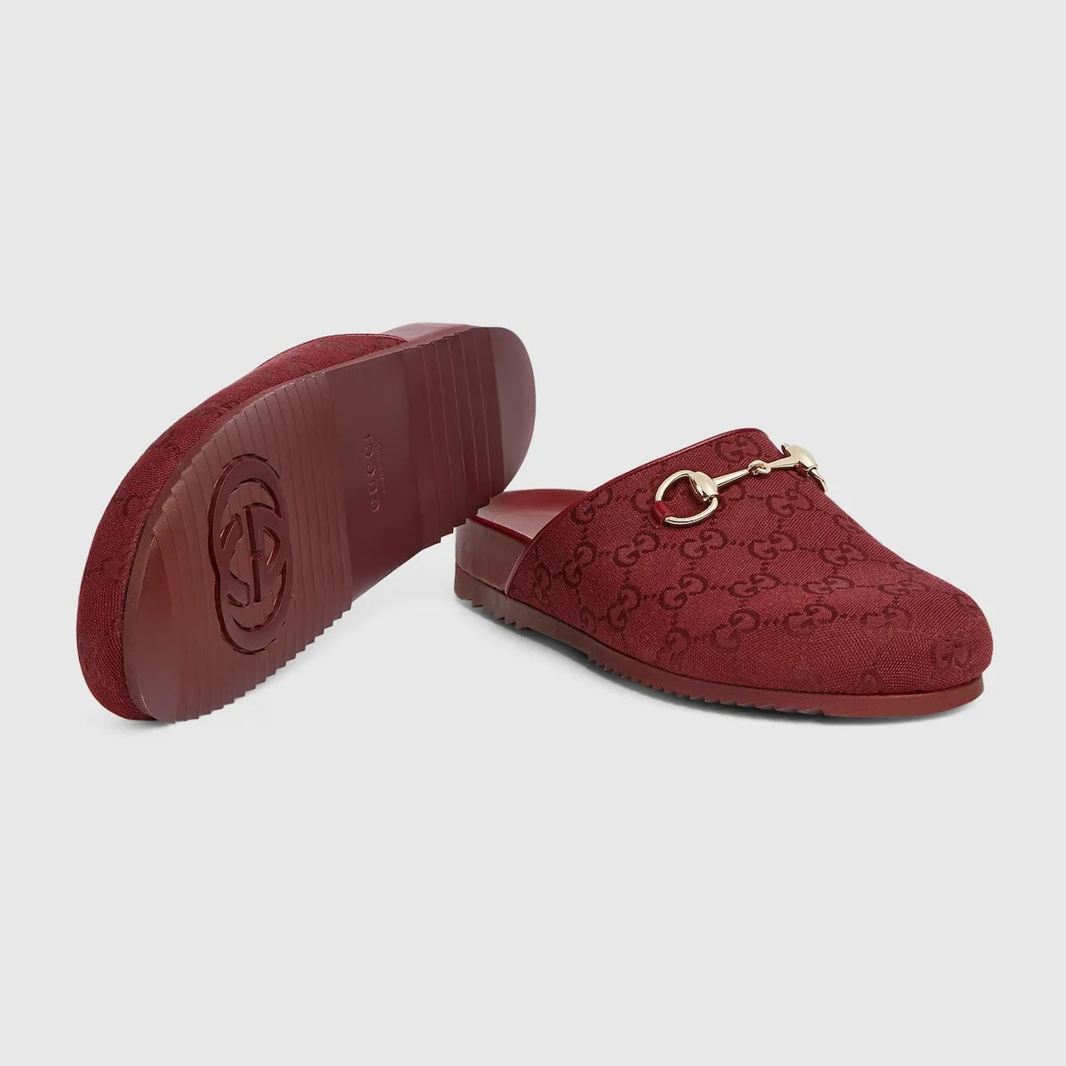 Women's Horsebit canvas slipper