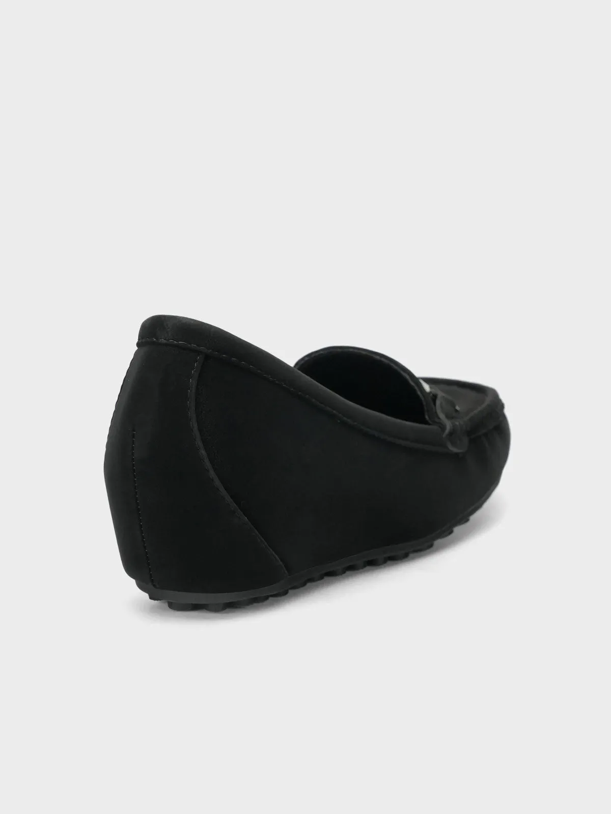 Womens "CZARINA" Comfy Wedge Moccasins