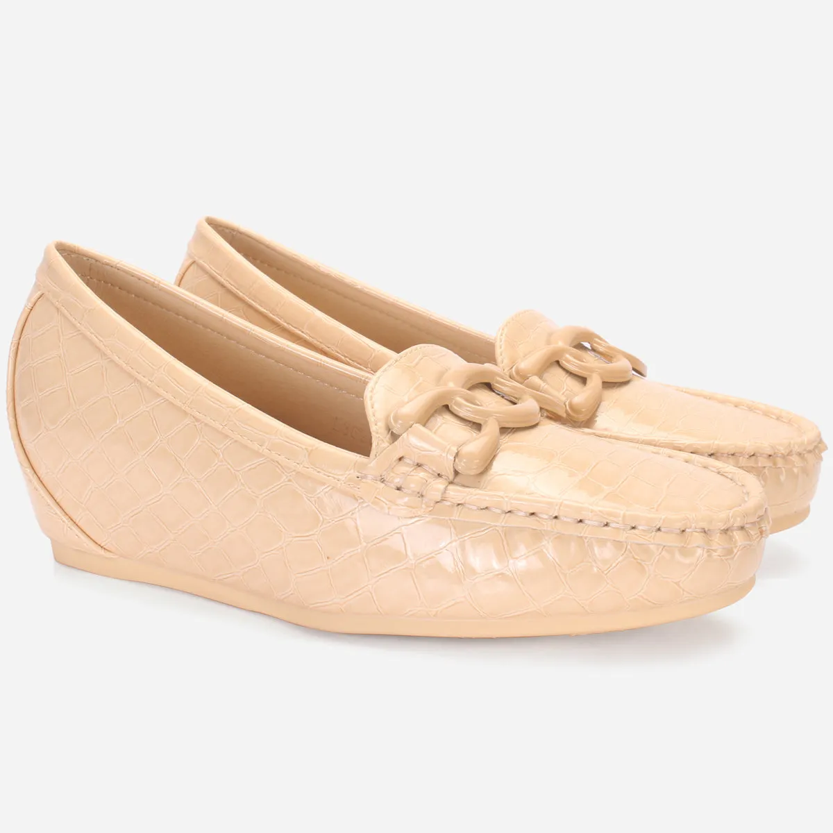 Women's "KIMCHY" Wedge Comfy Slide In Moccasins