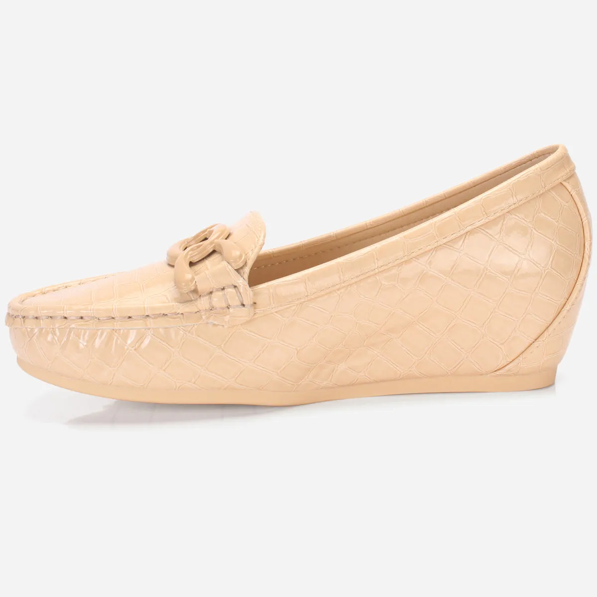 Women's "KIMCHY" Wedge Comfy Slide In Moccasins