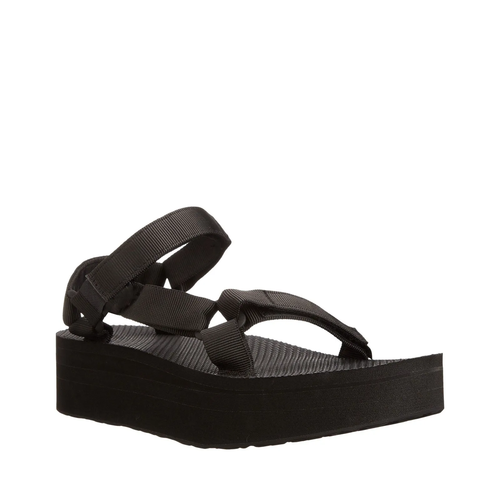 Women's Shoes Teva FLATFORM UNIVERSAL Strappy Sandals 1008844 BLACK